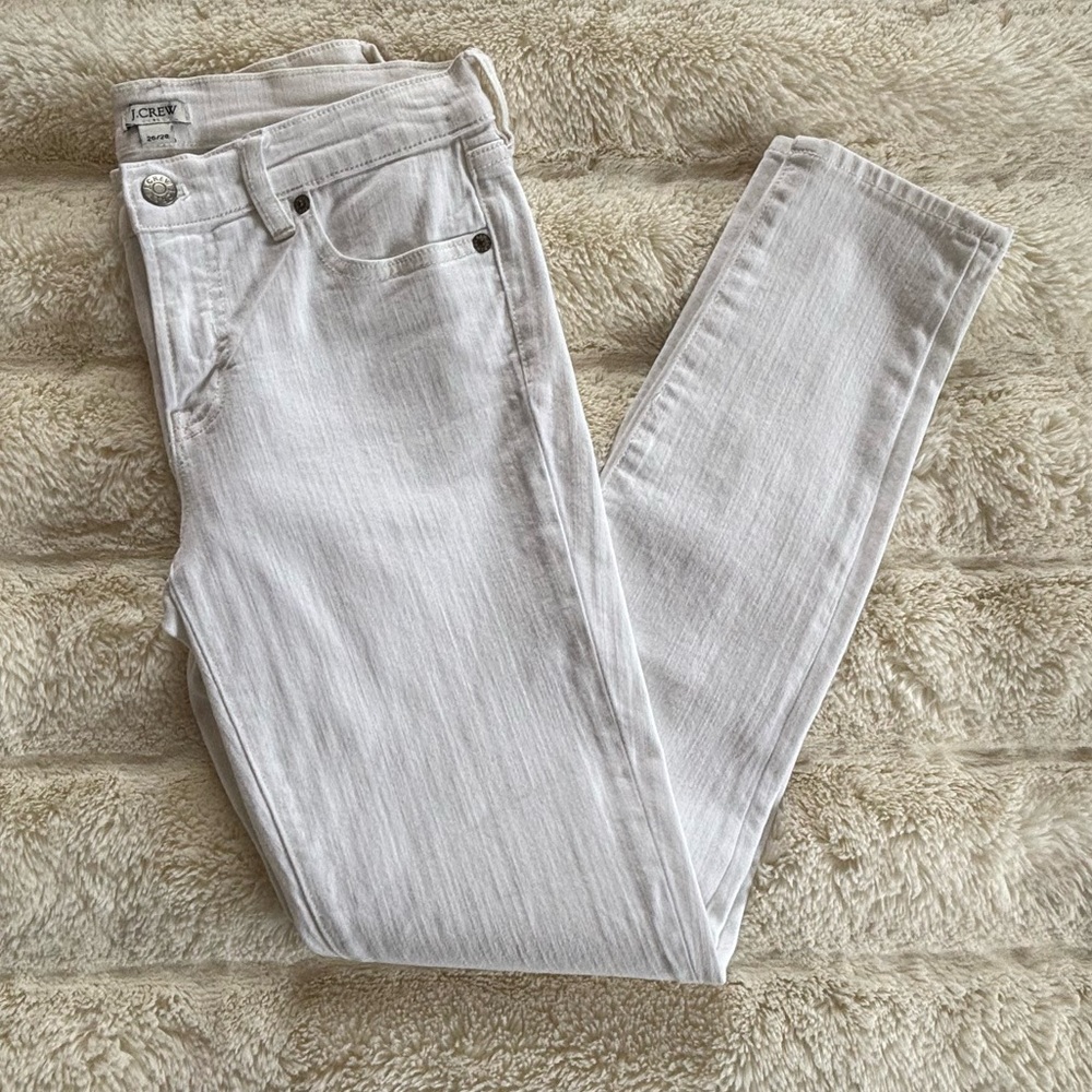 J. Crew White Cropped Jeans